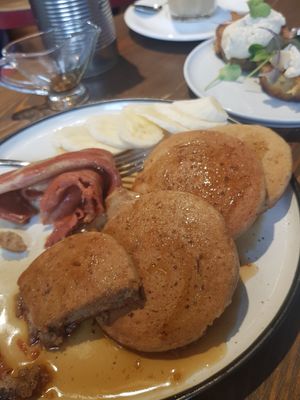 Half-eaten because I forgot to take a picture. at Eqvilibrivm Cafe in Barcelona