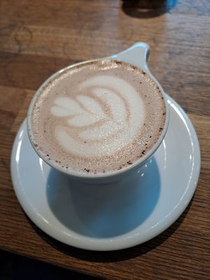 Hot chocolate at Eqvilibrivm Cafe in Barcelona