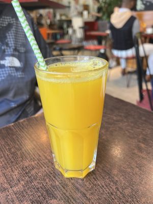 ORANGE JUICE  at Eqvilibrivm Cafe in Barcelona