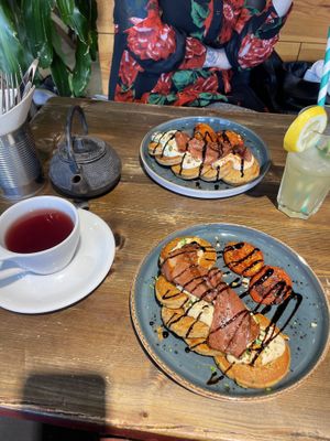 Pancakes  at Eqvilibrivm Cafe in Barcelona