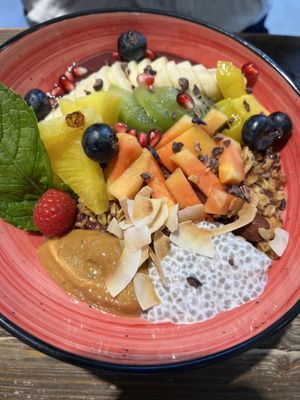 Açaí bowl  at Eqvilibrivm Cafe in Barcelona