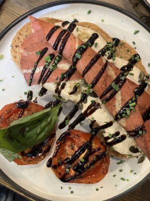 Cream cheese pancake  at Eqvilibrivm Cafe in Barcelona