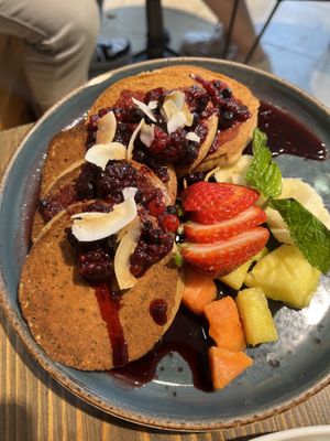 Pancakes   at Eqvilibrivm Cafe in Barcelona