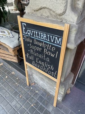   at Eqvilibrivm Cafe in Barcelona