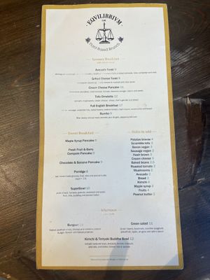 foods  at Eqvilibrivm Cafe in Barcelona