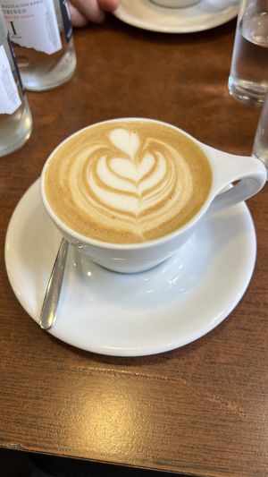 Capuccino #Veganuary at Eqvilibrivm Cafe in Barcelona