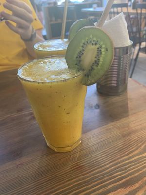 Tropical punch smoothie at Eqvilibrivm Cafe in Barcelona