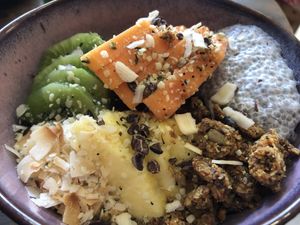 Superfood bowl at Eqvilibrivm Cafe in Barcelona