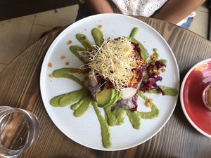 Tostada con aguacate (venezolano) at Eqvilibrivm Cafe in Barcelona