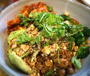 Buddha Bowl at Eqvilibrivm Cafe in Barcelona
