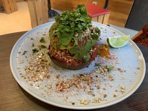 Avocado toast 🤩 at Eqvilibrivm Cafe in Barcelona