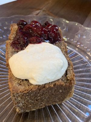 Banana bread 😍 at Eqvilibrivm Cafe in Barcelona