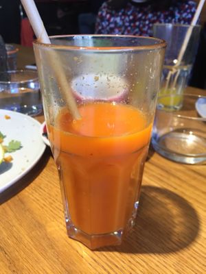 Juice at Eqvilibrivm Cafe in Barcelona