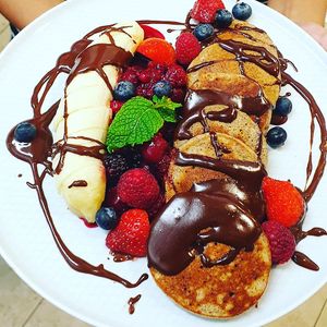 pancake at Eqvilibrivm Cafe in Barcelona