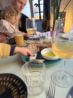 Bread with vegan seewead mayonaise ❤️  at Pisco in Vila Do Bispo