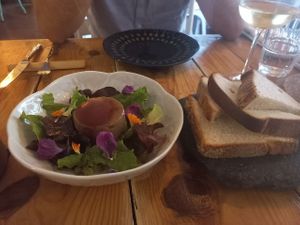 Mushroom pate with Porto reduction. at Pisco in Vila Do Bispo