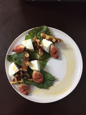 goat cheese at Pisco in Vila Do Bispo