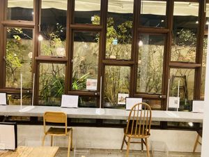 Inside  #Veganuary at Mumokuteki Vegan Cafe in Kyoto