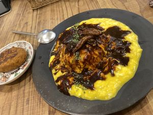   at Mumokuteki Vegan Cafe in Kyoto