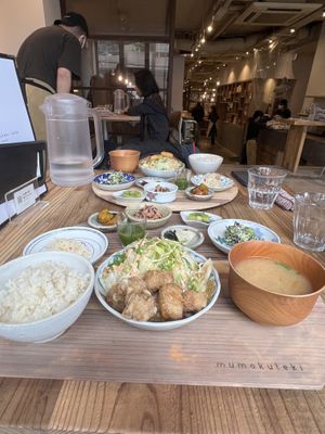   at Mumokuteki Vegan Cafe in Kyoto