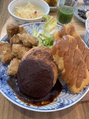   at Mumokuteki Vegan Cafe in Kyoto