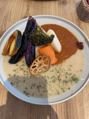 Curry  at Mumokuteki Vegan Cafe in Kyoto