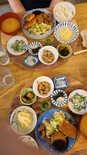 Lunch sets at Mumokuteki Vegan Cafe in Kyoto
