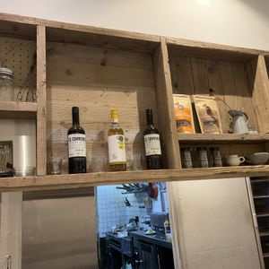 Vegan wine  at Mumokuteki Vegan Cafe in Kyoto