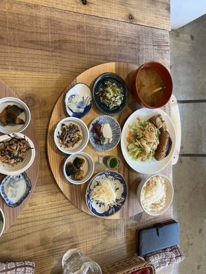   at Mumokuteki Vegan Cafe in Kyoto