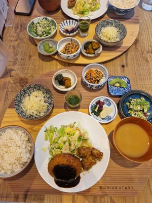  at Mumokuteki Vegan Cafe in Kyoto