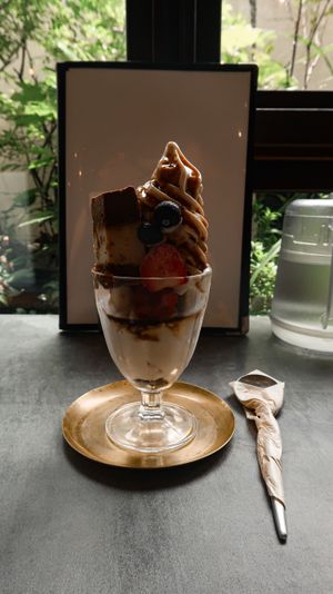   at Mumokuteki Vegan Cafe in Kyoto