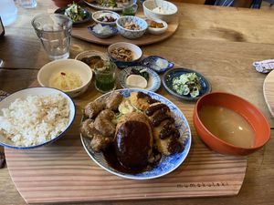   at Mumokuteki Vegan Cafe in Kyoto