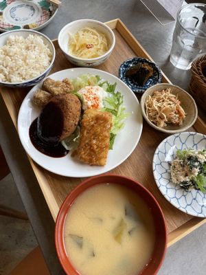 Teishoku   at Mumokuteki Vegan Cafe in Kyoto