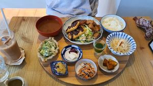  at Mumokuteki Vegan Cafe in Kyoto