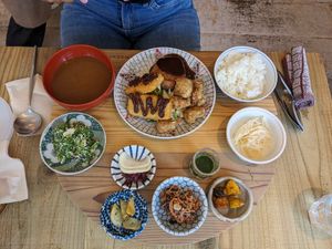  at Mumokuteki Vegan Cafe in Kyoto