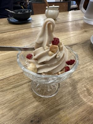   at Mumokuteki Vegan Cafe in Kyoto