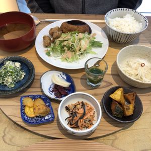   at Mumokuteki Vegan Cafe in Kyoto
