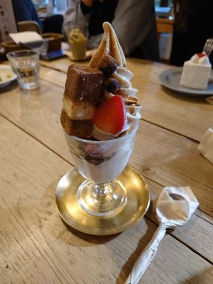 Tiramisu parfet at Mumokuteki Vegan Cafe in Kyoto