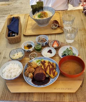  at Mumokuteki Vegan Cafe in Kyoto