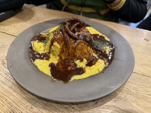 Vegan Omurice  at Mumokuteki Vegan Cafe in Kyoto