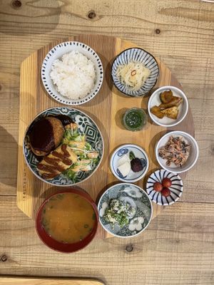   at Mumokuteki Vegan Cafe in Kyoto