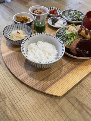   at Mumokuteki Vegan Cafe in Kyoto