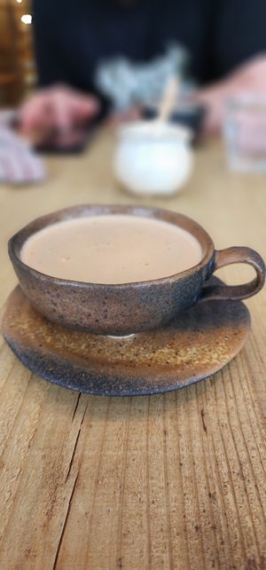 Tea at Mumokuteki Vegan Cafe in Kyoto