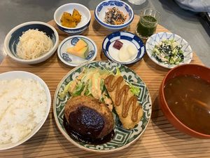   at Mumokuteki Vegan Cafe in Kyoto