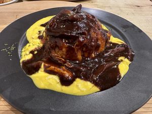 Vegan omurice  at Mumokuteki Vegan Cafe in Kyoto