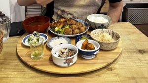 3 kinds of special gozen  at Mumokuteki Vegan Cafe in Kyoto