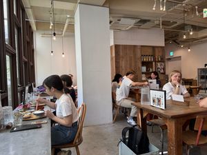   at Mumokuteki Vegan Cafe in Kyoto