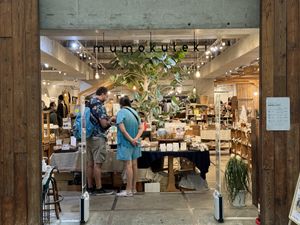 Entrance (mall side).  at Mumokuteki Vegan Cafe in Kyoto