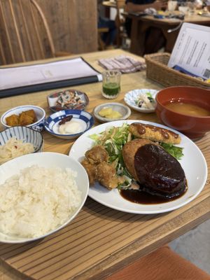   at Mumokuteki Vegan Cafe in Kyoto