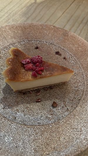 Cheesecakee  at Mumokuteki Vegan Cafe in Kyoto